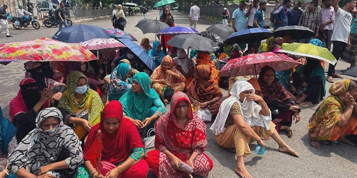 মহাখালী-তেজগাঁও সড়কে যান চলাচল বন্ধ