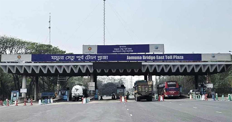 যমুনা সেতু দিয়ে ২৪ ঘণ্টায় পারাপার ৩৫ হাজারের বেশি যানবাহন