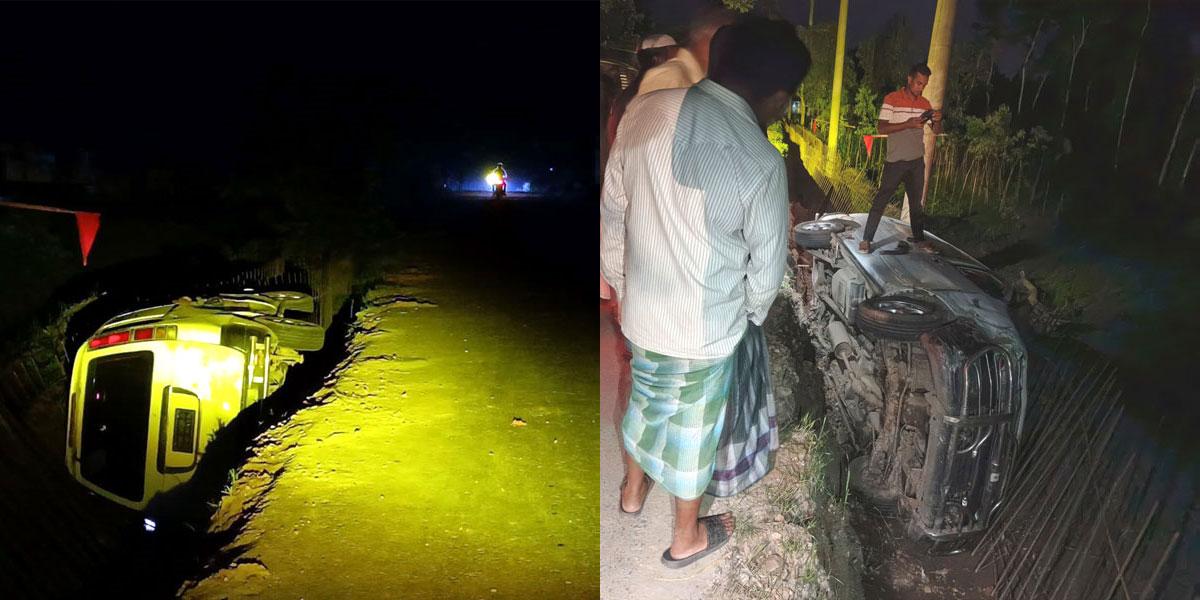 শেরপুরে অটোরিকশা-মাইক্রোবাস সংঘর্ষে ৮ পুলিশ সদস্য আহত