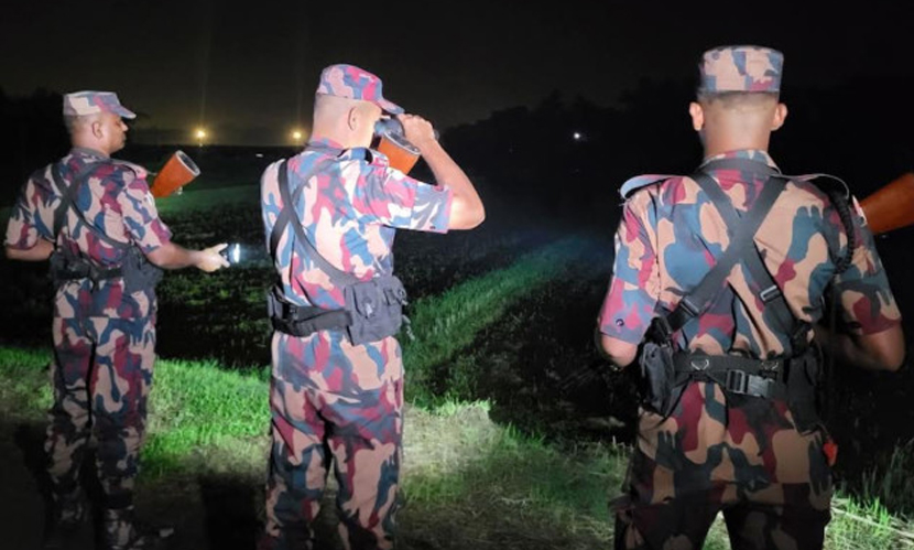 বিজিবির গুলিতে ভারতীয় চোরাকারবারি আহত