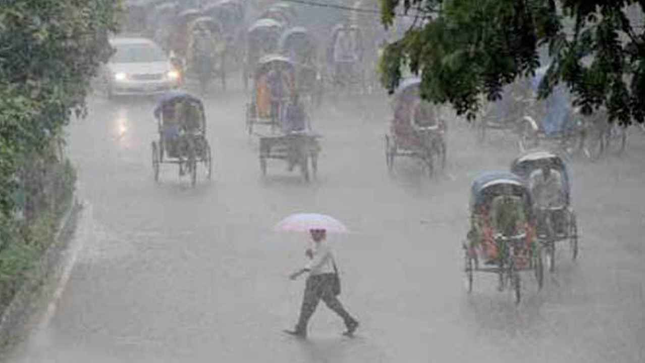 ৫ বিভাগে মৌসুমি বায়ুর প্রভাবে টানা বৃষ্টির আভাস