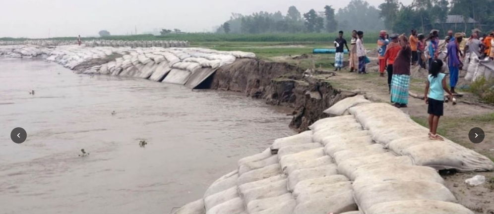 ভয়াবহ রূপ নিচ্ছে যমুনা নদীর ভাঙন