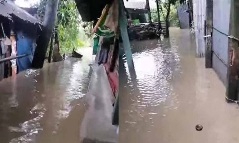 সীতাকুণ্ডে ২ শতাধিক বাড়িঘর প্লাবিত,আবুল খায়ের স্টিল মিলকে দুষছেন স্থানীয়রা
