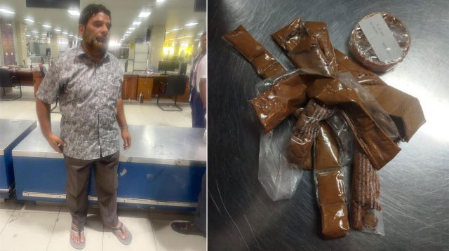 বিশেষ কায়দায় দুবাই থেকে আনছিলেন ২ কেজি স্বর্ণ,বিমানবন্দরে ধরা