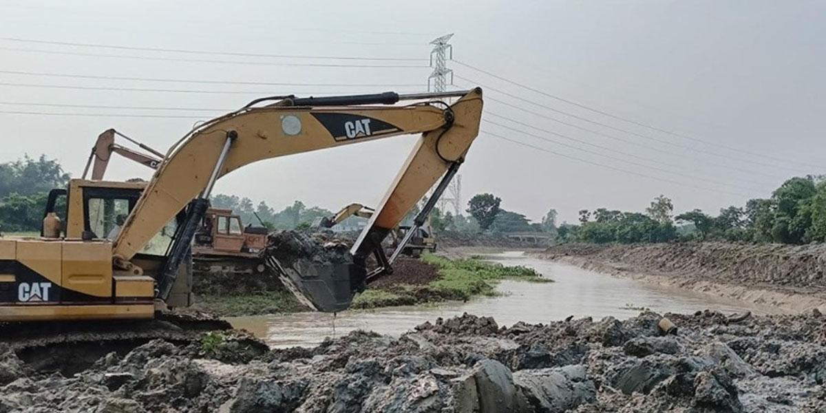 ময়মনসিংহে খাল পুনর্খনন কর্মসূচি,কোটি টাকার প্রকল্পে অনিয়মের অভিযোগ