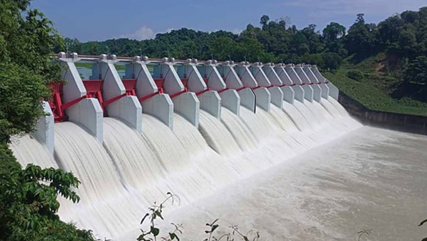বন্ধ হল কাপ্তাই বাঁধের ১৬টি জলকপাট
