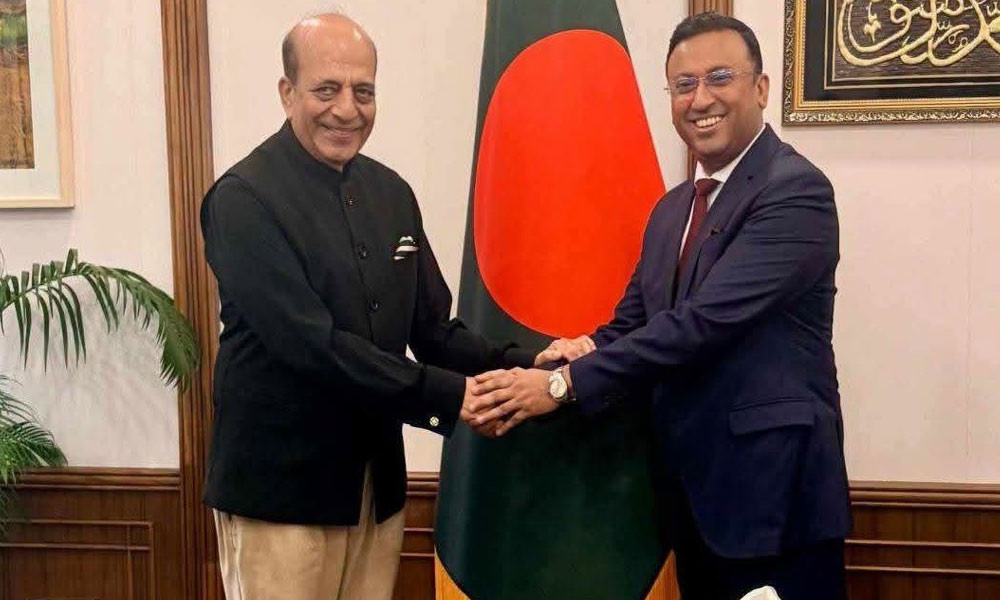 প্রধানমন্ত্রীর পররাষ্ট্রবিষয়ক উপদেষ্টার সঙ্গে ভারতের হাইকমিশনারের সাক্ষাৎ