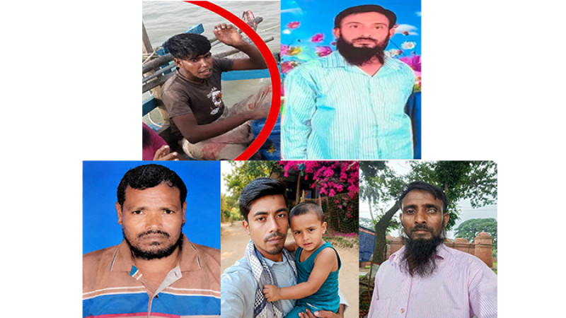 বরগুনায় ট্রলারডুবিতে নিখোঁজ পাঁচ জেলের মরদেহ উদ্ধার