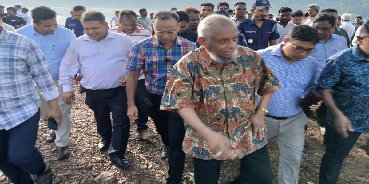 সিলেট-জাফলং রেললাইন নির্মাণ,রেল সচিবকে নিয়ে  শ্রমমন্ত্রীর পরিদর্শন