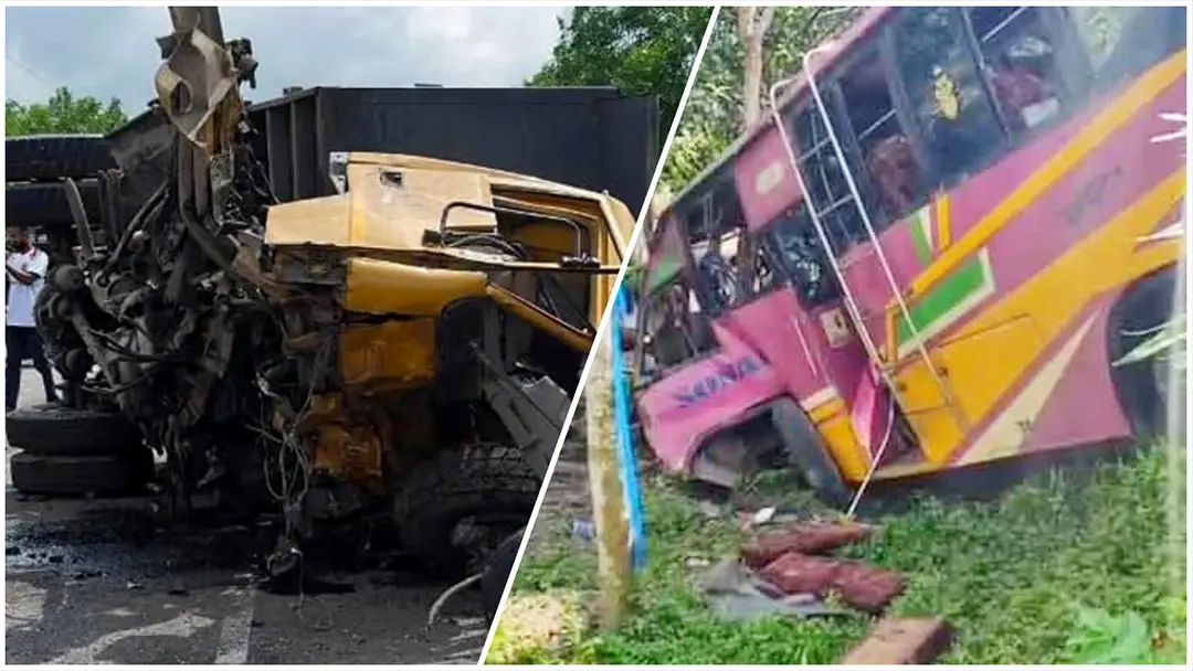 গোপালগঞ্জে বাস-ট্রাকের সংঘর্ষে প্রাণ হারালো ৩ জন