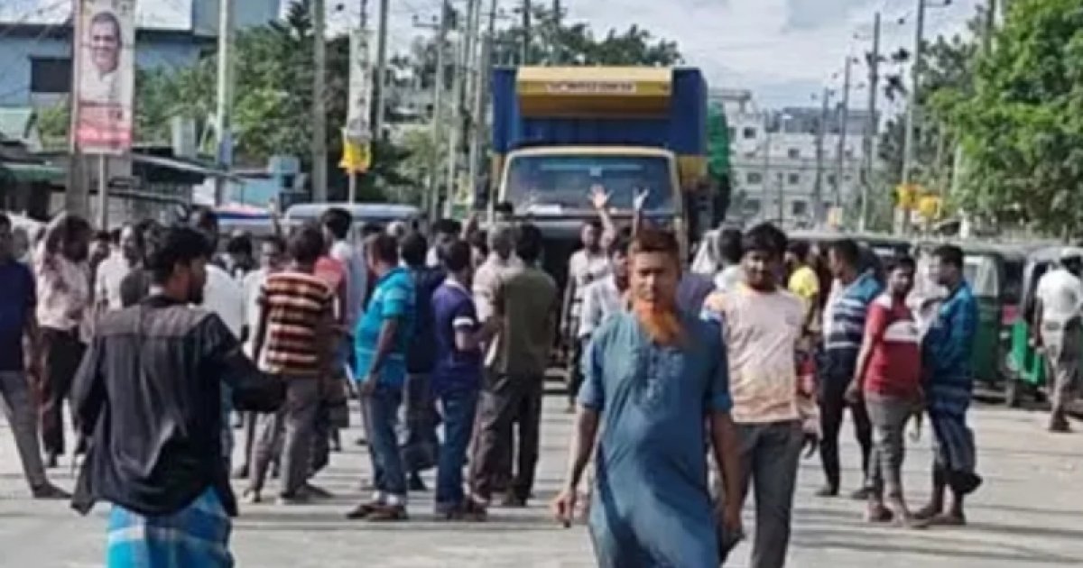 ৫ ঘণ্টা পর জামালপুর-টাঙ্গাইল মহাসড়কে যান চলাচল স্বাভাবিক