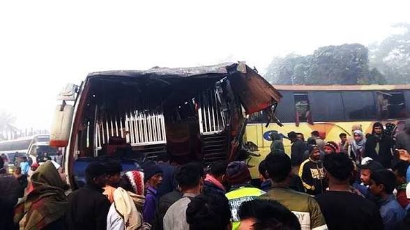 সিলেটে সড়ক দুর্ঘটনা ৯ জন নিহত, দুই বাসের লাইসেন্স বাতিল