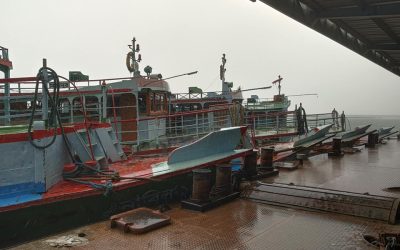 দৌলতদিয়া-পাটুরিয়া নৌ রুটে লঞ্চ চলাচল বন্ধ