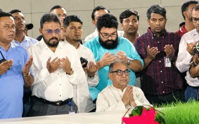 জিয়া ও খালেদা জিয়ার সমাধিতে মির্জা আব্বাসের শ্রদ্ধা