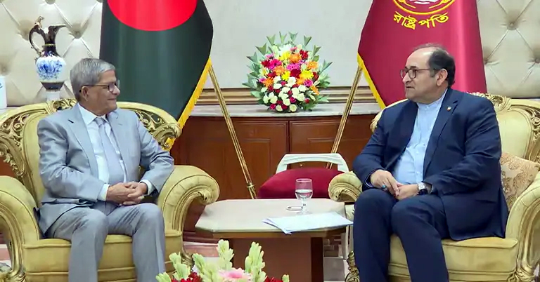 রাষ্ট্রপতির সঙ্গে ইরানের রাষ্ট্রদূতের সৌজন্য সাক্ষাৎ