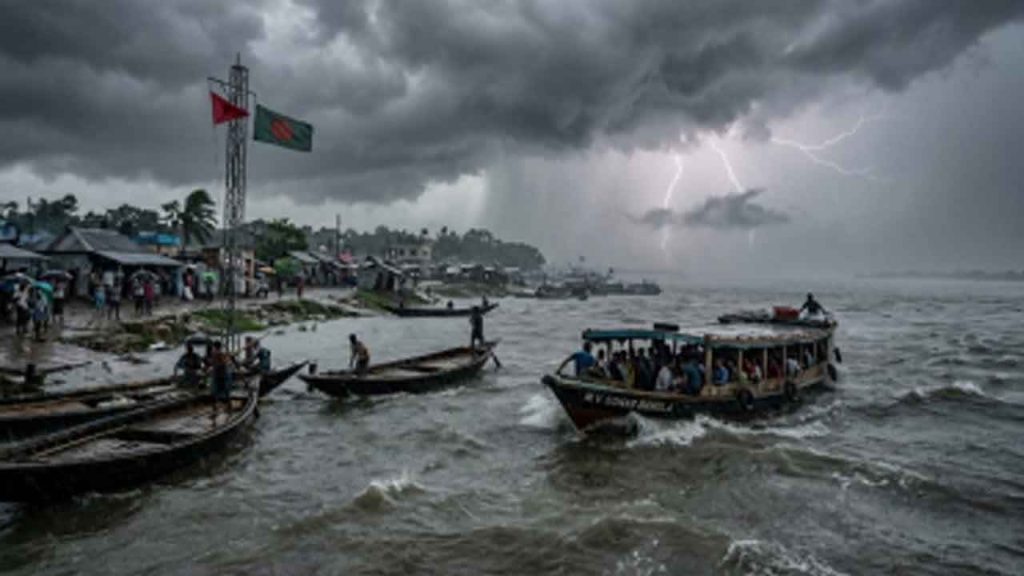 দুপুরের মধ্যে ৫ অঞ্চলে ঝড়ের পূর্বাভাস, নদীবন্দরে সতর্কতা