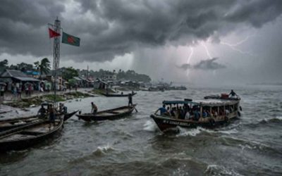 দুপুরের মধ্যে ৫ অঞ্চলে ঝড়ের পূর্বাভাস, নদীবন্দরে সতর্কতা