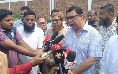 বেনাপোল বন্দর পরিদর্শনে স্থলবন্দর কর্তৃপক্ষের চেয়ারম্যান