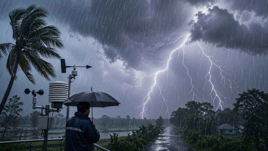 দমকা হাওয়াসহ বজ্রবৃষ্টির সম্ভাবনা আজ