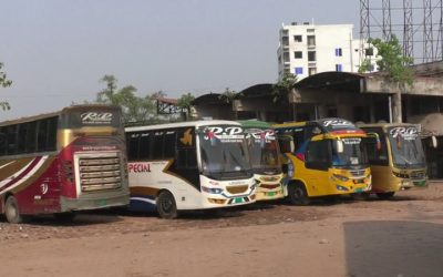 রাজশাহী থেকে সারাদেশের বাস চলাচল বন্ধ