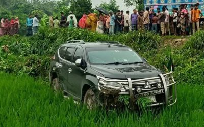 বগুড়ায় জনপ্রশাসন প্রতিমন্ত্রীর গাড়ির ধাক্কায় আহত নারীর মৃত্যু