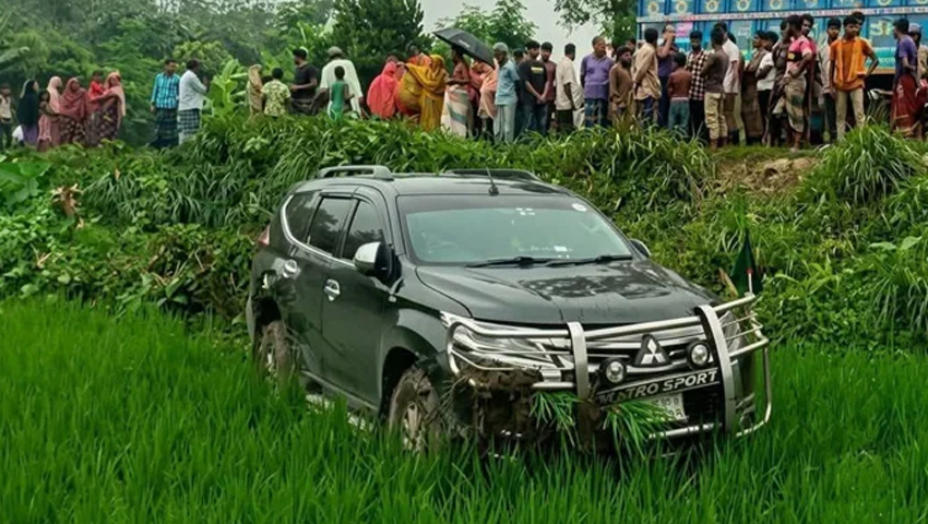 বগুড়ায় জনপ্রশাসন প্রতিমন্ত্রীর গাড়ির ধাক্কায় আহত নারীর মৃত্যু