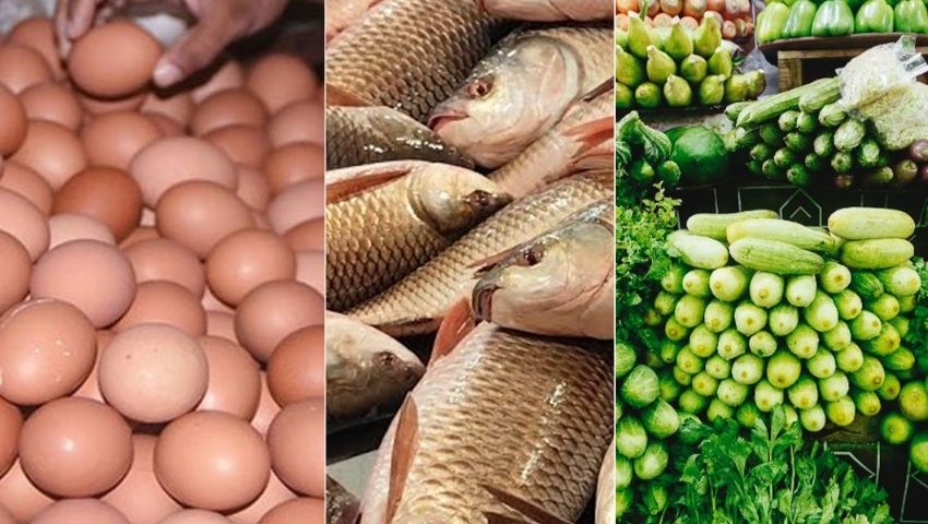 ডিম প্রতি গুনতে হবে ১৪ টাকা,মাছ-সবজির দামে আগুন