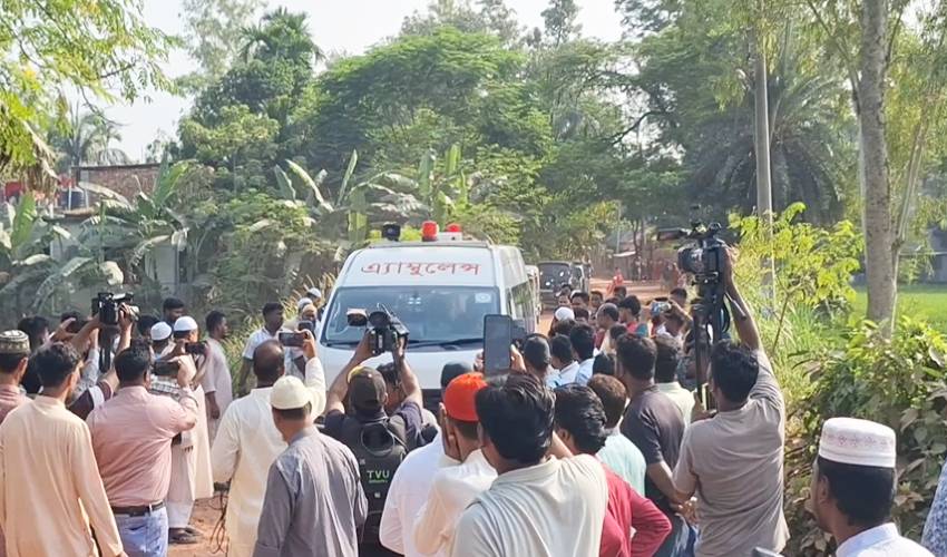 সৌদিতে ক্ষেপণাস্ত্র হামলায় নিহত সাহেদের মরদেহ বাড়িতে পৌঁছেছে