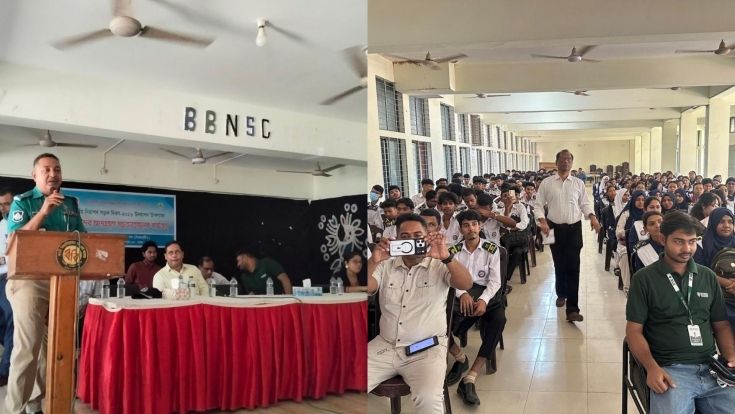 ‘সড়ক নিরাপত্তা’ বিষয়ে বনানী বিদ্যানিকেতনে বিআরটিএ‌‌‌’র সচেতনতামূলক কর্মশালা