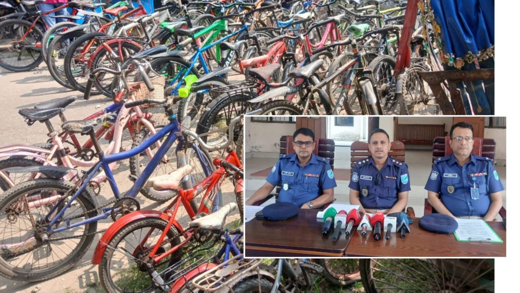 মুন্সিগঞ্জে ৪২টি চোরাই বাইসাইকেল উদ্ধার, দুজন গ্রেপ্তার