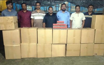 কক্সবাজারে নকল ব্যান্ডরোলের সাড়ে ৪ লাখ সিগারেট জব্দ