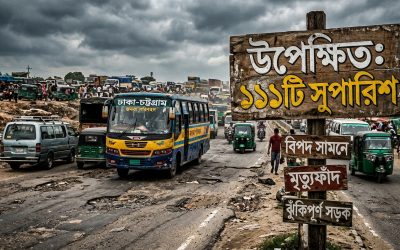 সড়ক হয়েছে ‘মৃত্যুফাঁদ’, জেনেও বাস্তবায়ন হয়নি ১১১ সুপারিশ