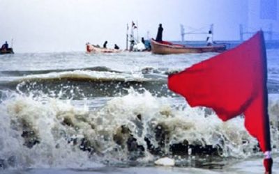 বঙ্গোপসাগরে লঘুচাপ ঘনীভূত, ঘূর্ণিঝড়ের শঙ্কায় বন্দরে ৪ নম্বর সতর্কতা
